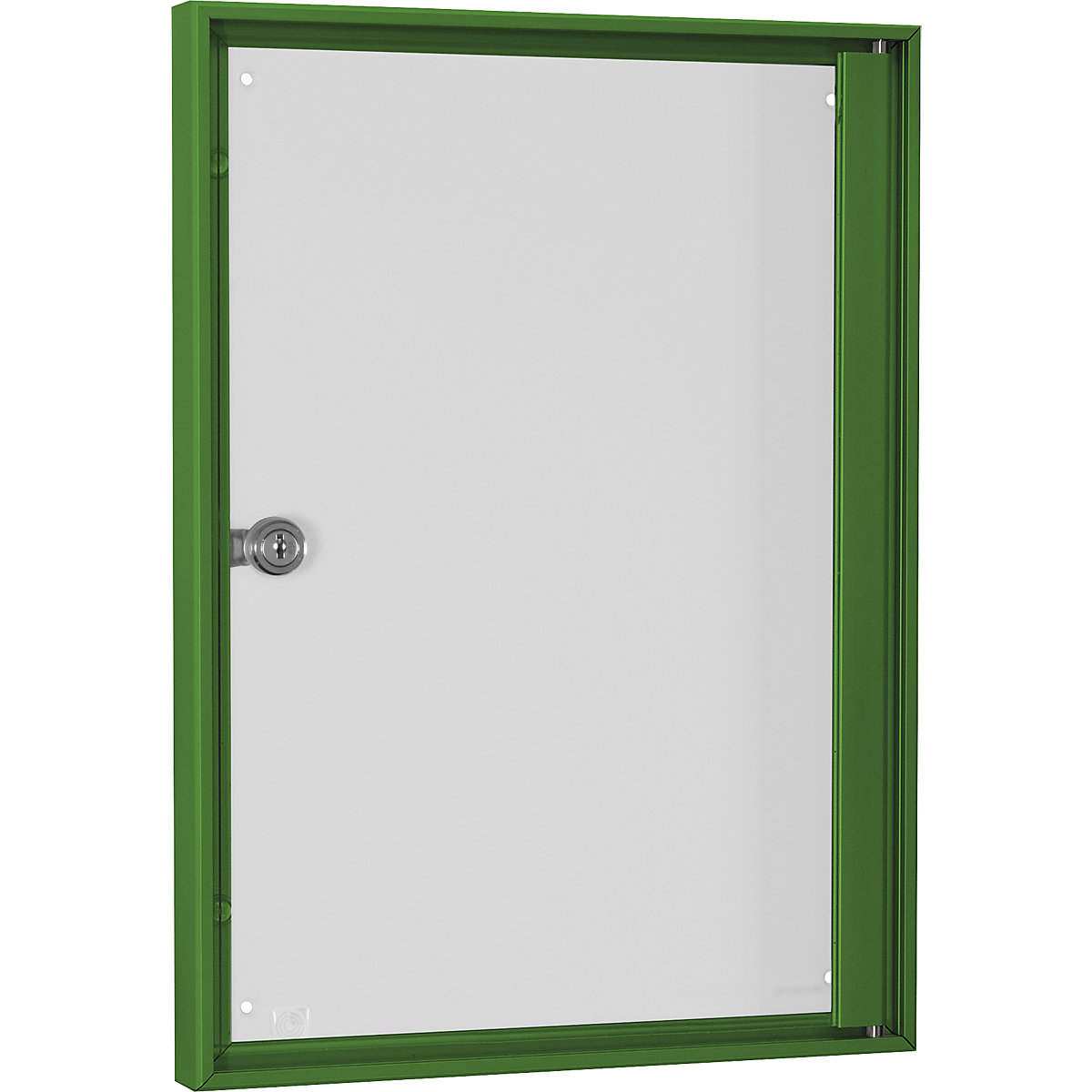 Avizier pentru interior, pentru format 1 x DIN A4, ramă verde-0