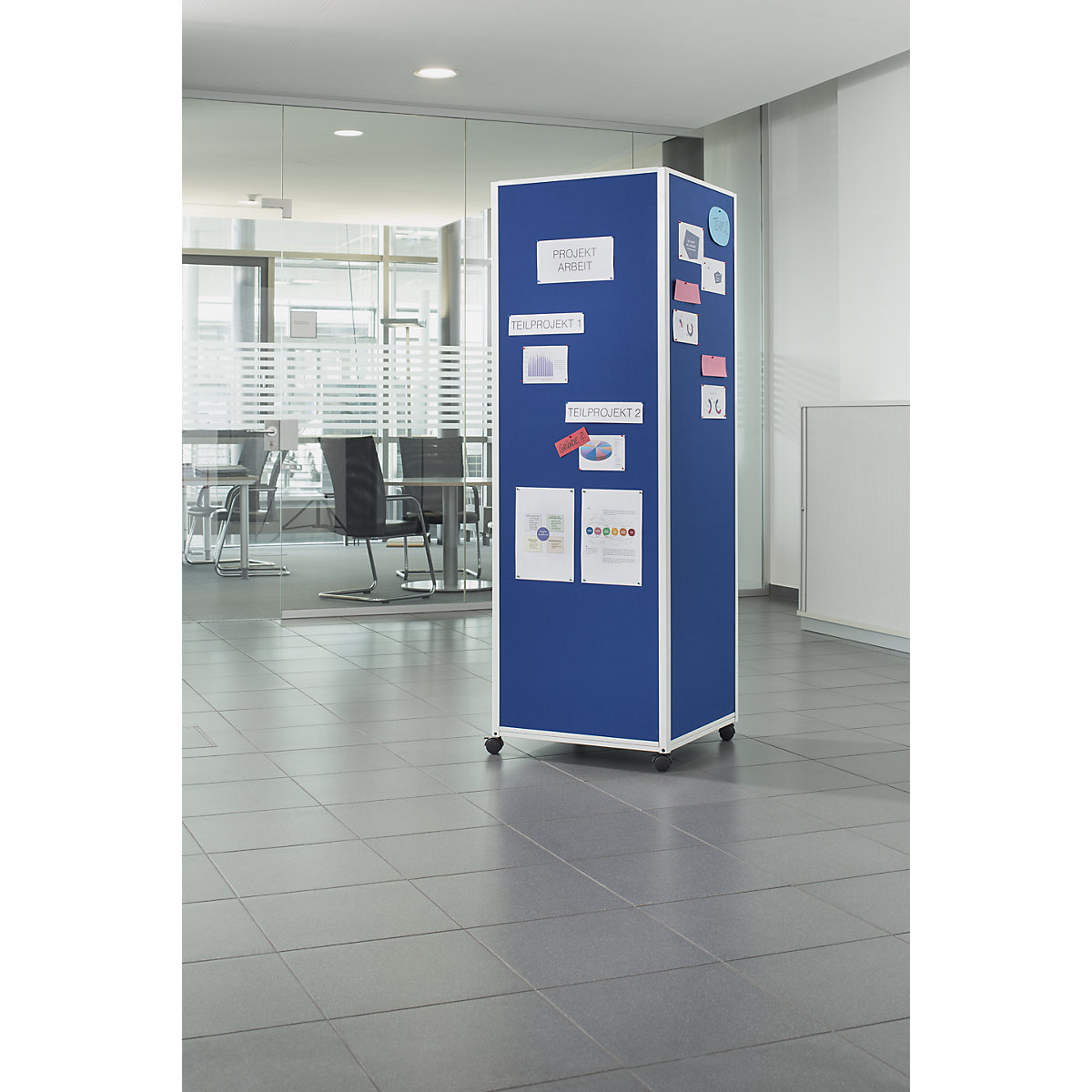Coloană mobilă de informare – eurokraft basic (Imagine produs 2)-1