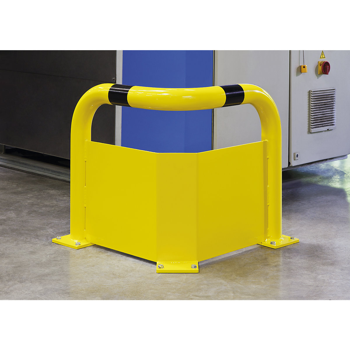 Colțar de protecție la impact, cu protecție pentru accesul pe dedesubt, Ø 76 mm – Black Bull (Imagine produs 3)-2