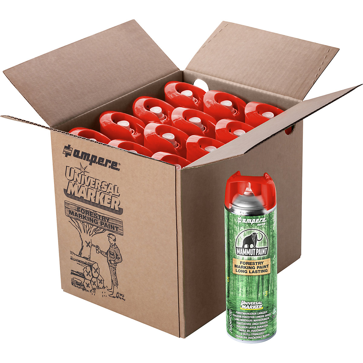 Marcator forestier Mammut Paint Universal Marker® cu durată lungă de viață – Ampere (Imagine produs 3)-2