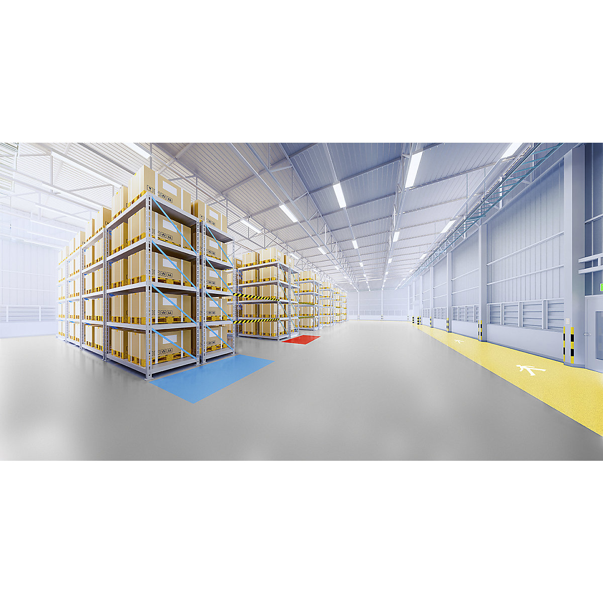 Vopsea pentru marcarea podelelor Industry Floor Paint antislip® – Ampere (Imagine produs 2)-1