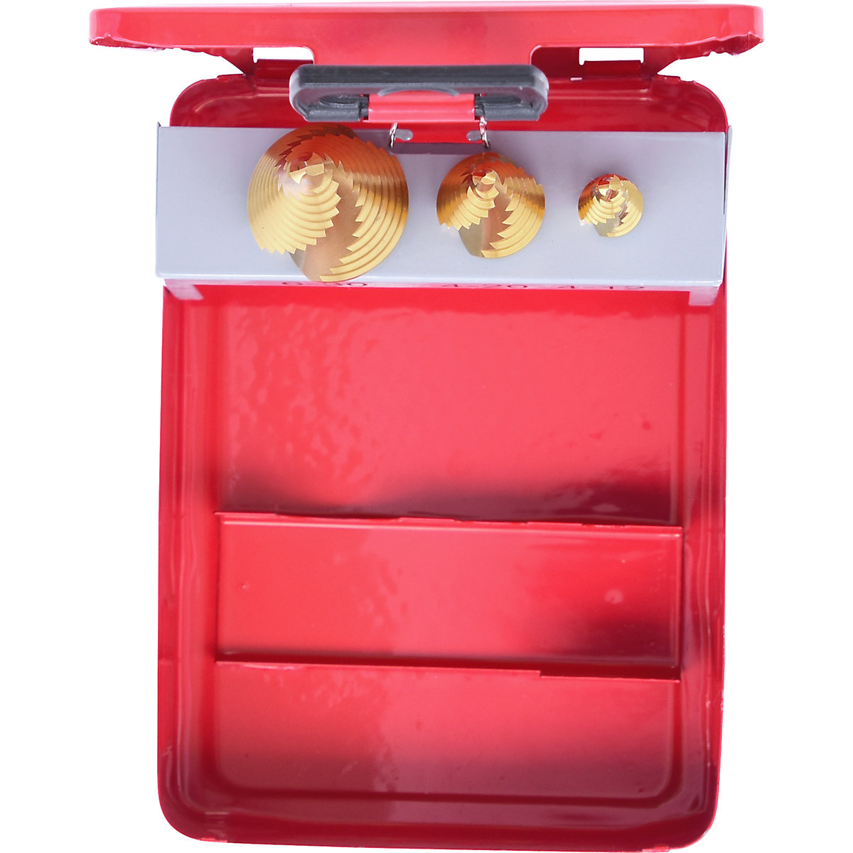 Set de burghie în trepte HSS TiN – KS Tools (Imagine produs 5)-4