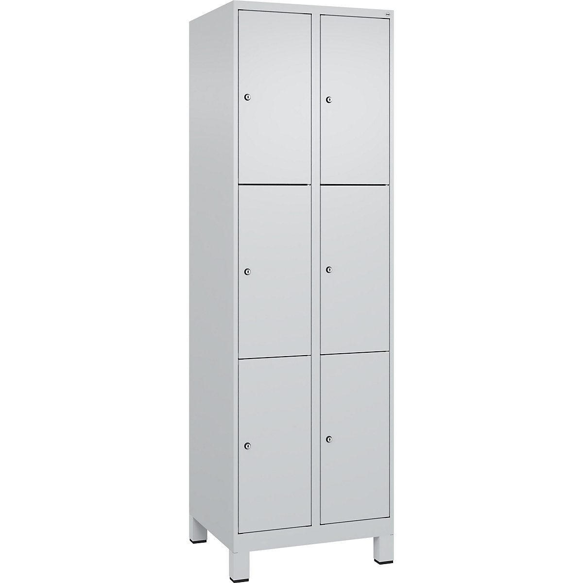 Dulap cu 3 compartimente cu încuietoare Evolo PLUS (Imagine produs 2)-1