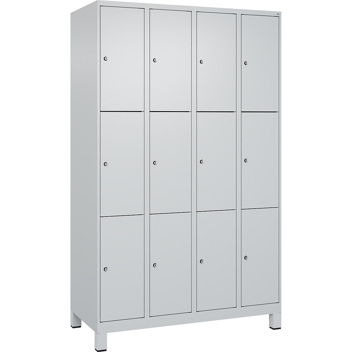 Dulap cu 3 compartimente cu încuietoare Evolo PLUS (Imagine produs 2)-1