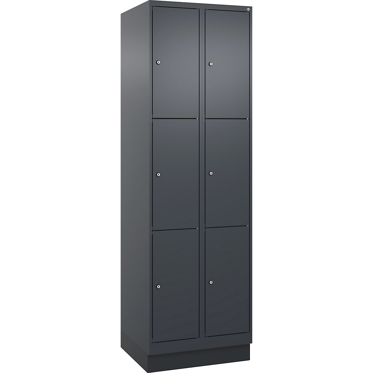 Dulap cu 3 compartimente cu încuietoare Evolo PLUS (Imagine produs 2)-1