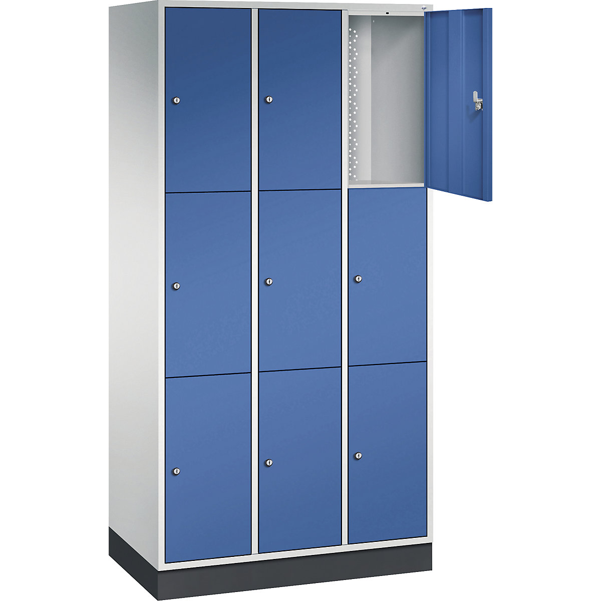 Dulap cu 3 compartimente cu încuietoare Intro – C+P (Imagine produs 2)-1