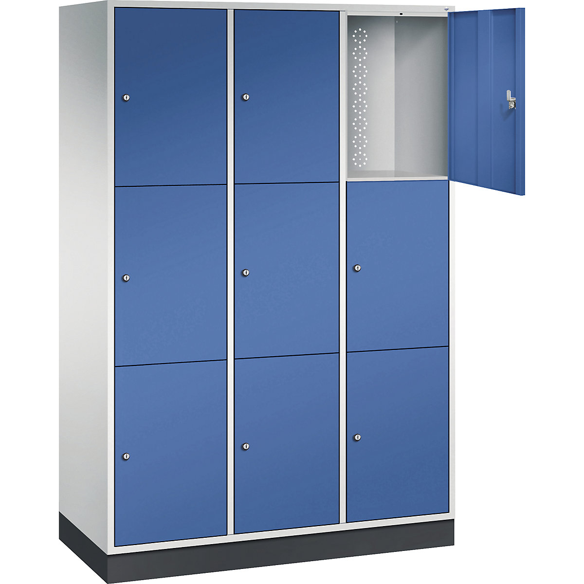 Dulap cu 3 compartimente cu încuietoare Intro – C+P (Imagine produs 2)-1