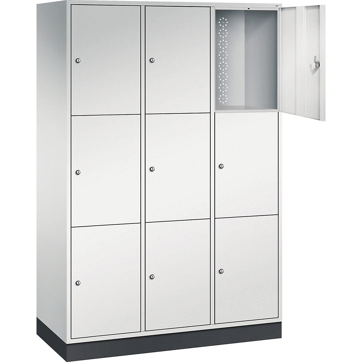 Dulap cu 3 compartimente cu încuietoare Intro – C+P (Imagine produs 2)-1