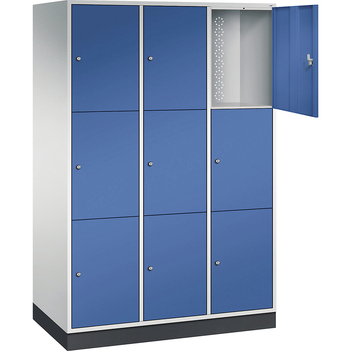 Dulap cu 3 compartimente cu încuietoare Intro – C+P (Imagine produs 2)-1