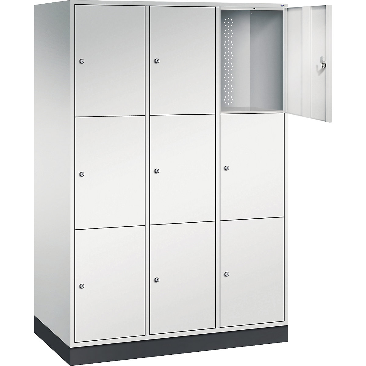 Dulap cu 3 compartimente cu încuietoare Intro – C+P (Imagine produs 2)-1