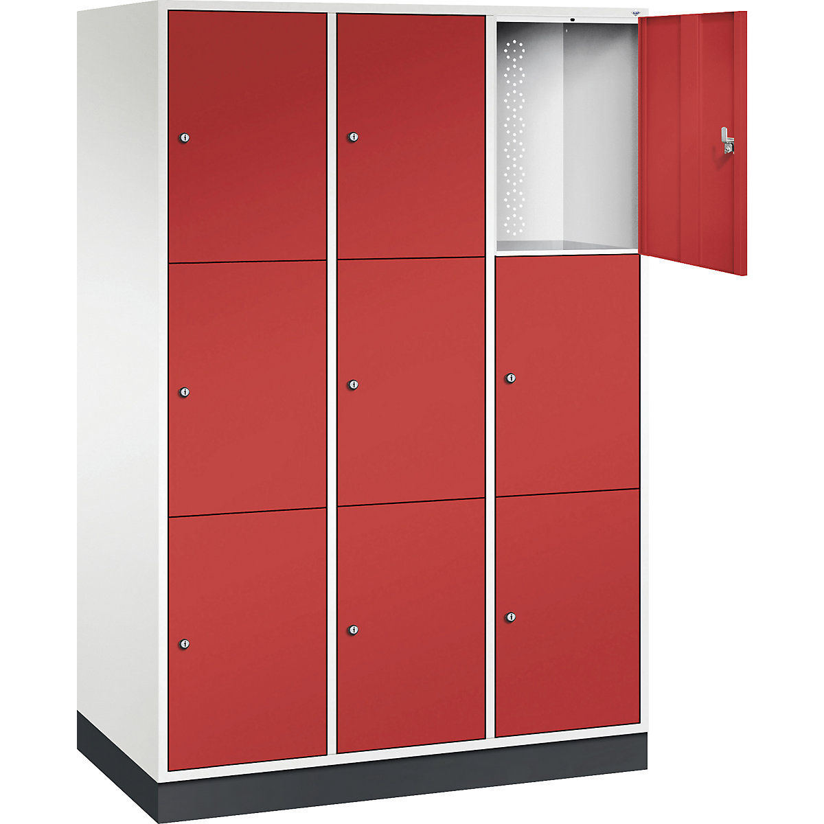 Dulap cu 3 compartimente cu încuietoare Intro – C+P (Imagine produs 2)-1