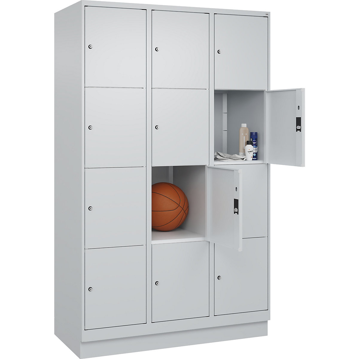 Dulap cu 4 compartimente cu încuietoare Classic PLUS – C+P