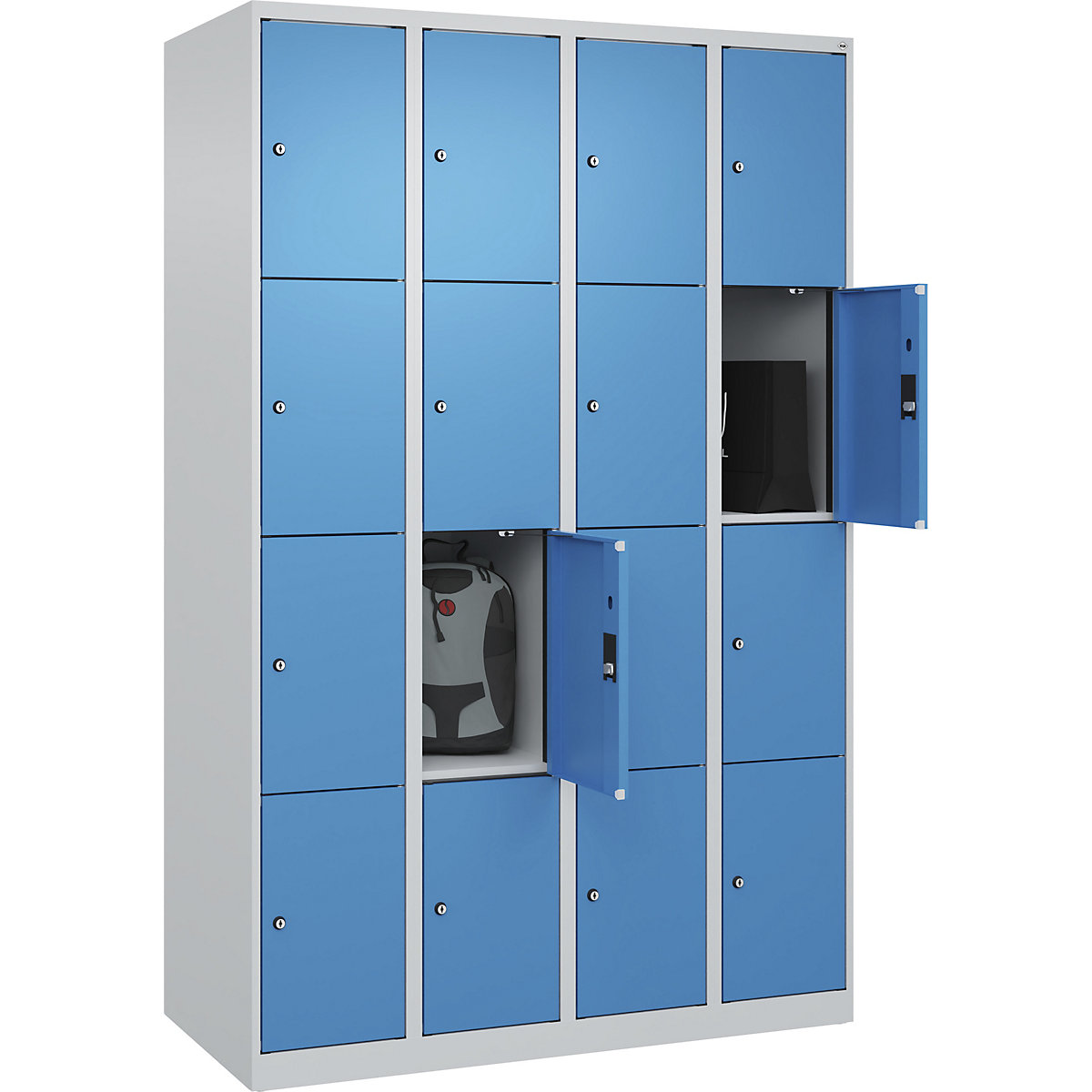 Dulap cu 4 compartimente cu încuietoare Evolo PLUS (Imagine produs 3)-2