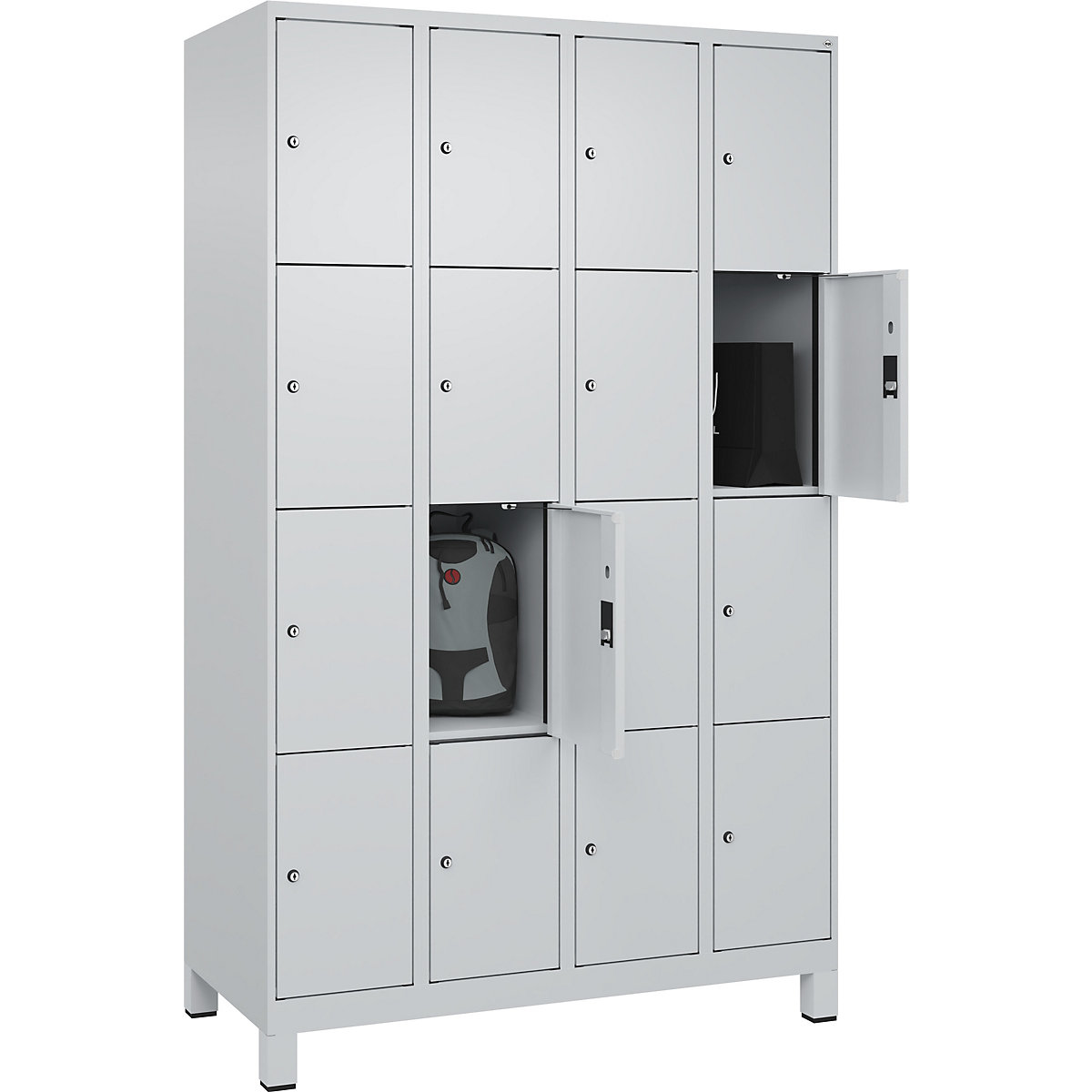 Dulap cu 4 compartimente cu încuietoare Evolo PLUS (Imagine produs 3)-2