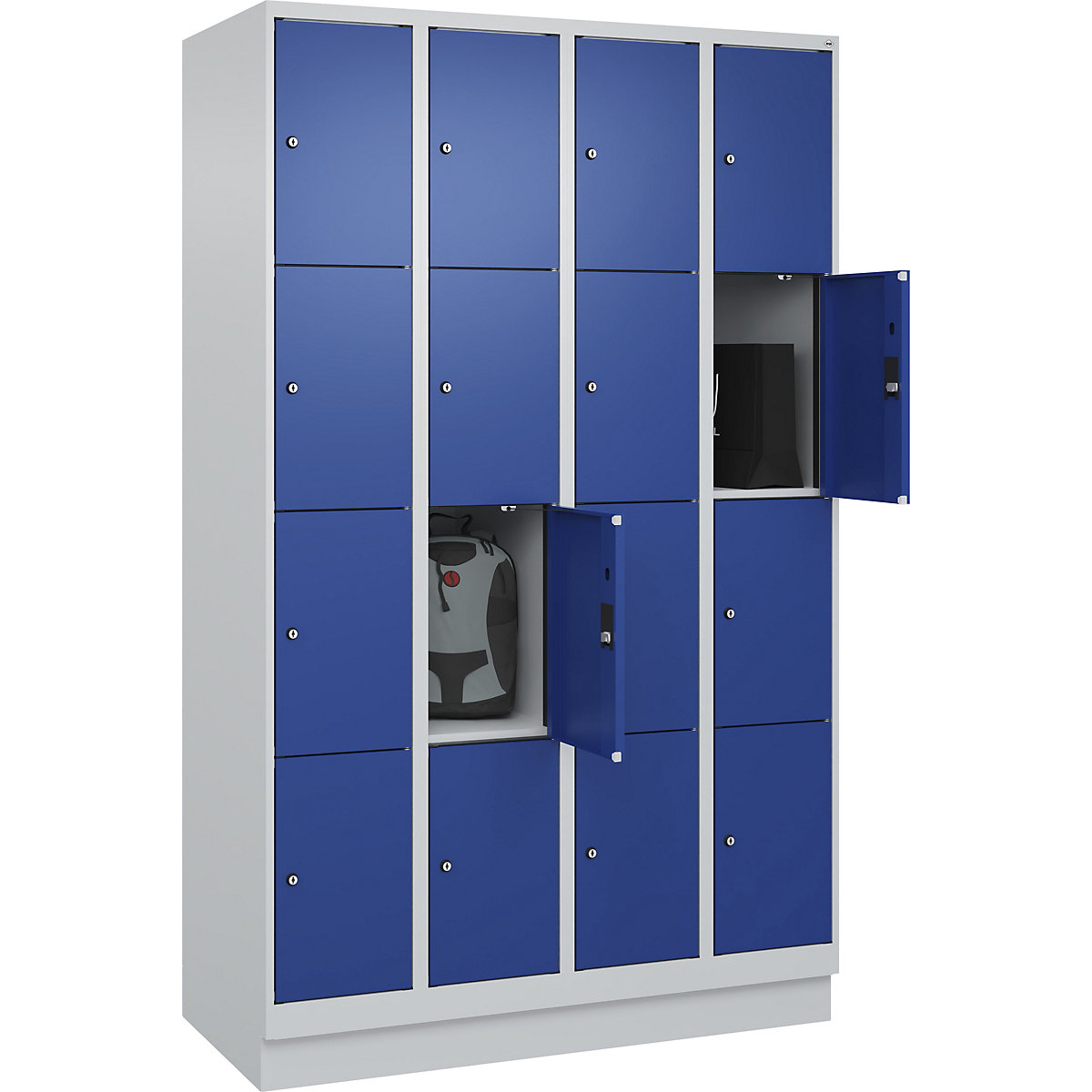 Dulap cu 4 compartimente cu încuietoare Evolo PLUS (Imagine produs 3)-2