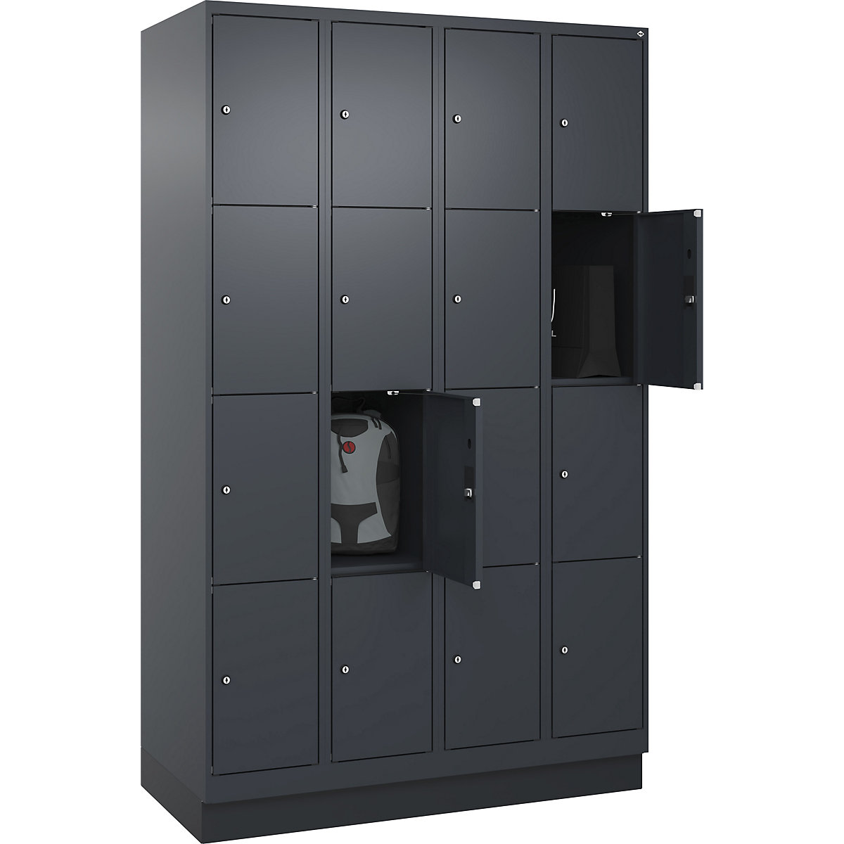 Dulap cu 4 compartimente cu încuietoare Evolo PLUS (Imagine produs 3)-2