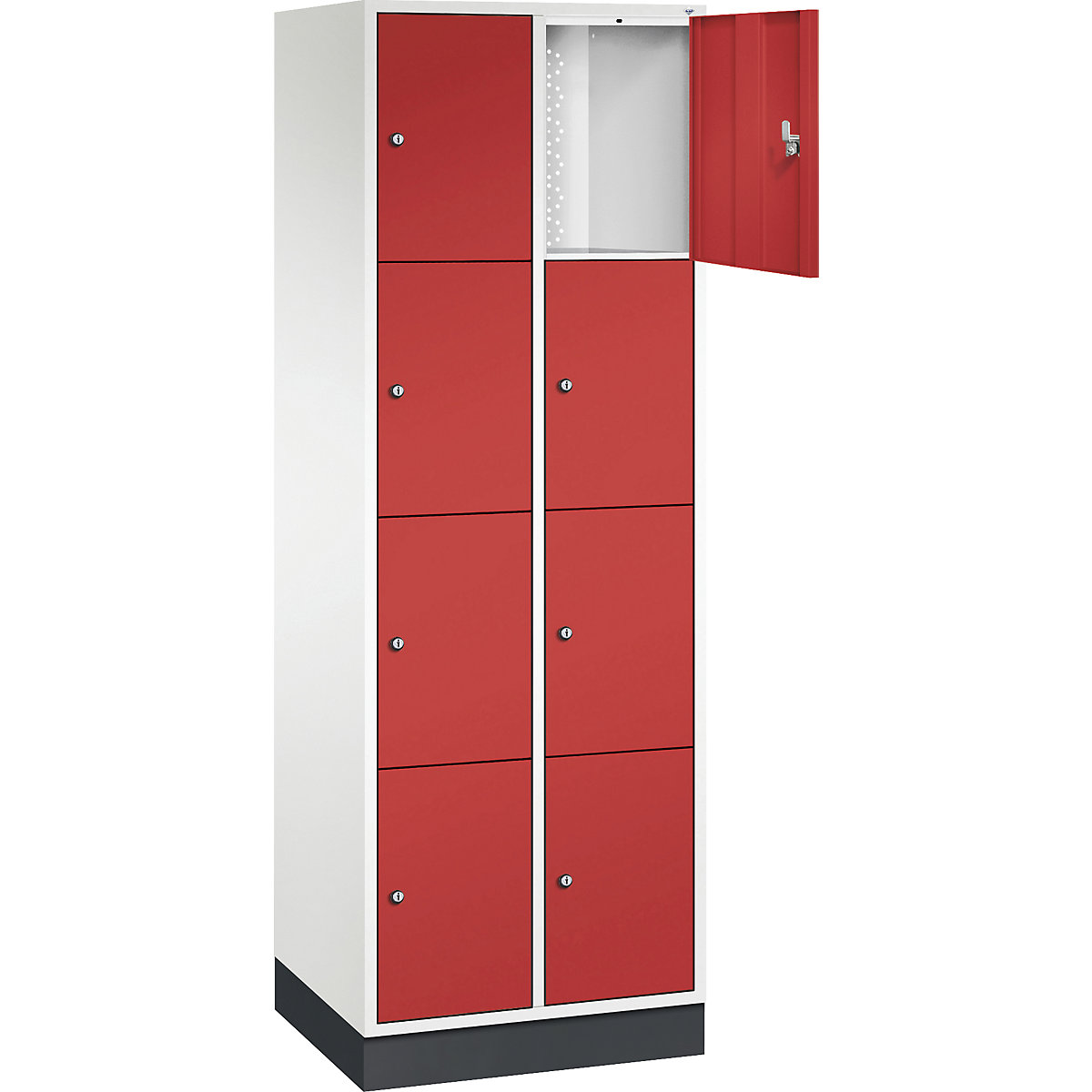 Dulap cu 4 compartimente cu încuietoare Intro – C+P (Imagine produs 2)-1