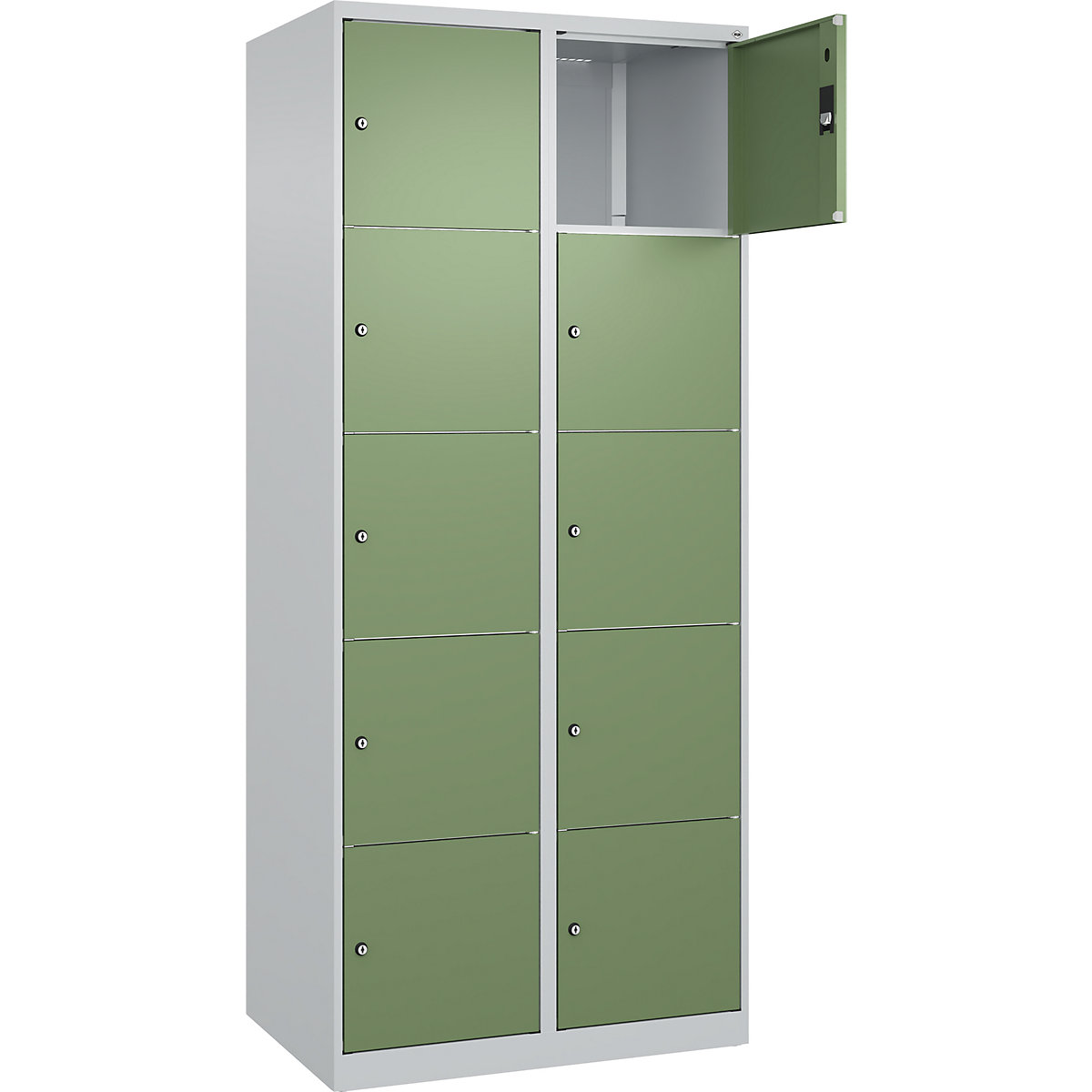 Dulap cu 5 compartimente cu încuietoare Classic PLUS – C+P (Imagine produs 2)-1