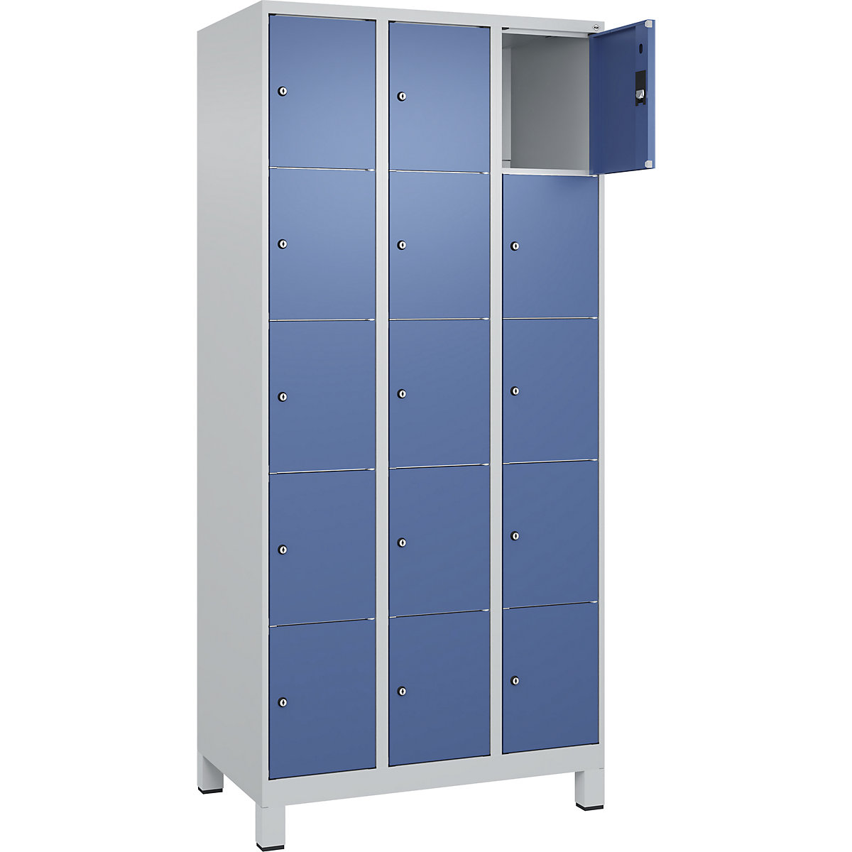 Dulap cu 5 compartimente cu încuietoare Classic PLUS – C+P (Imagine produs 3)-2