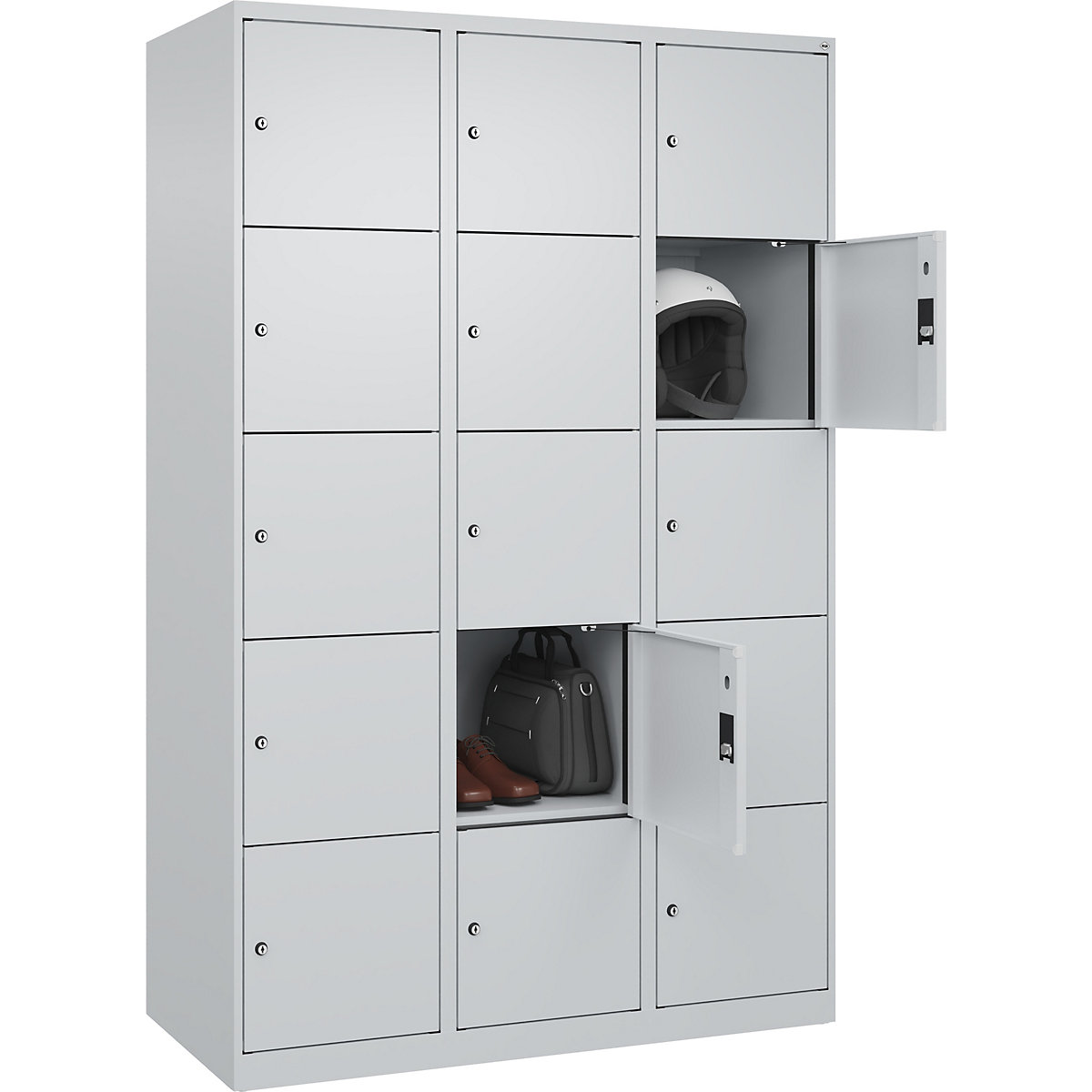 Dulap cu 5 compartimente cu încuietoare Evolo PLUS (Imagine produs 3)-2