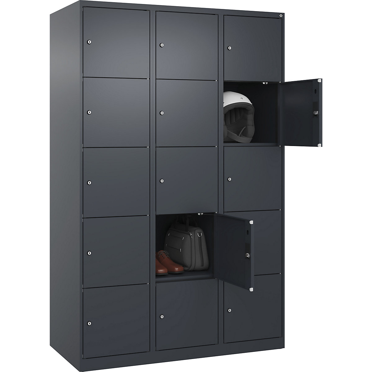 Dulap cu 5 compartimente cu încuietoare Evolo PLUS (Imagine produs 3)-2