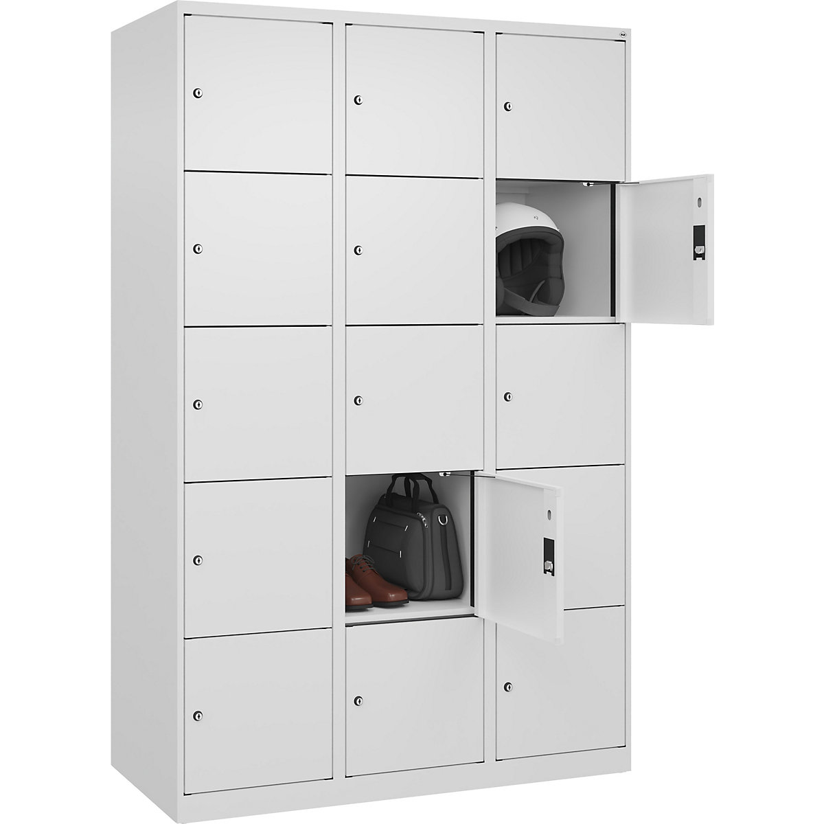 Dulap cu 5 compartimente cu încuietoare Evolo PLUS (Imagine produs 2)-1