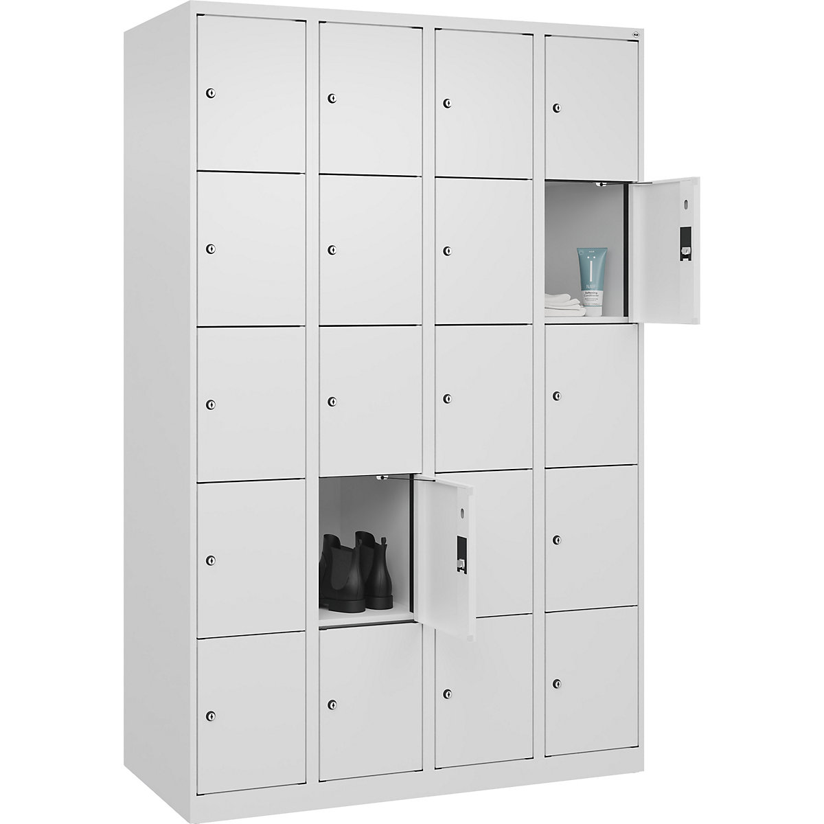 Dulap cu 5 compartimente cu încuietoare Evolo PLUS (Imagine produs 2)-1