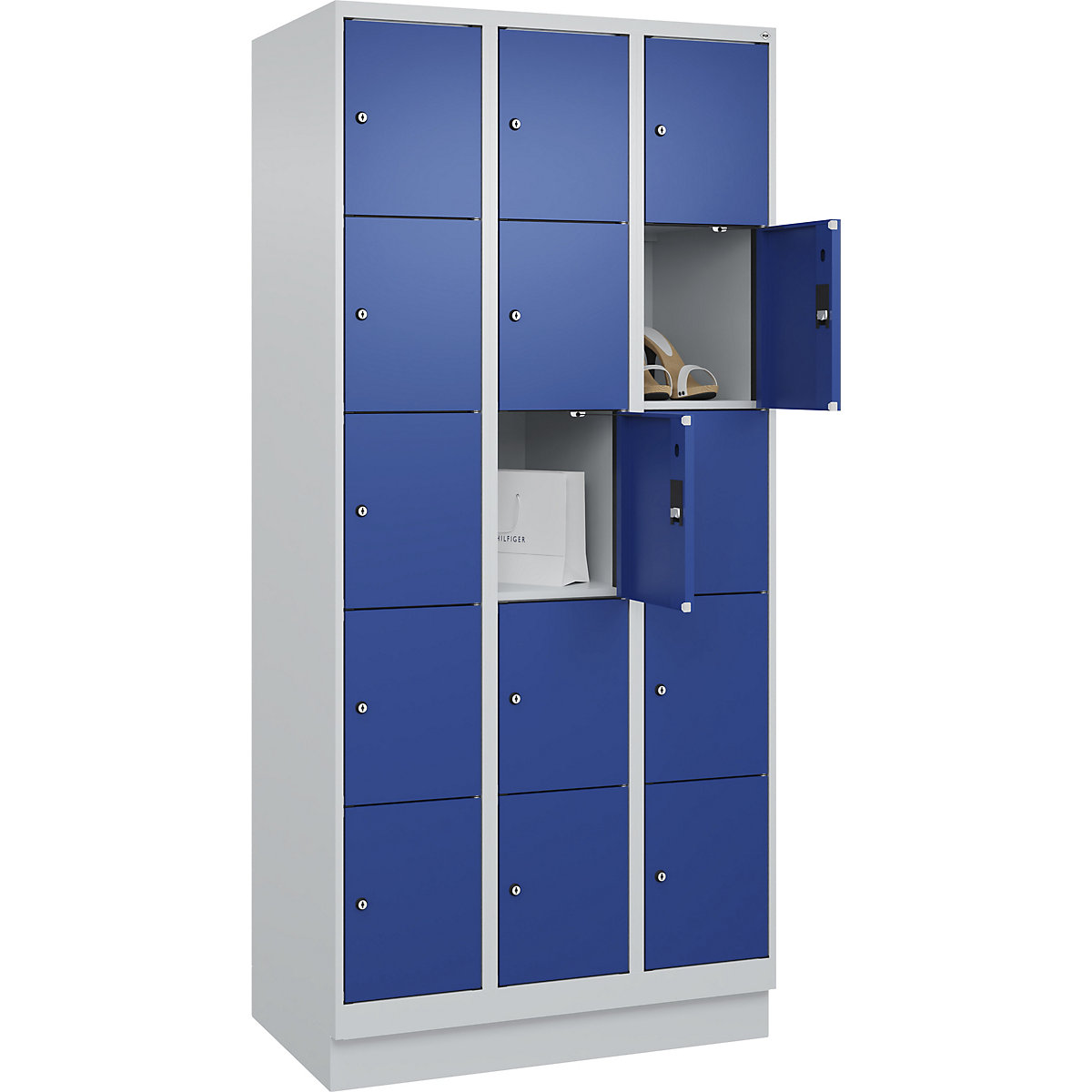 Dulap cu 5 compartimente cu încuietoare Evolo PLUS (Imagine produs 3)-2