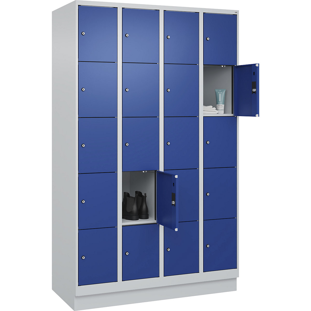 Dulap cu 5 compartimente cu încuietoare Evolo PLUS (Imagine produs 2)-1