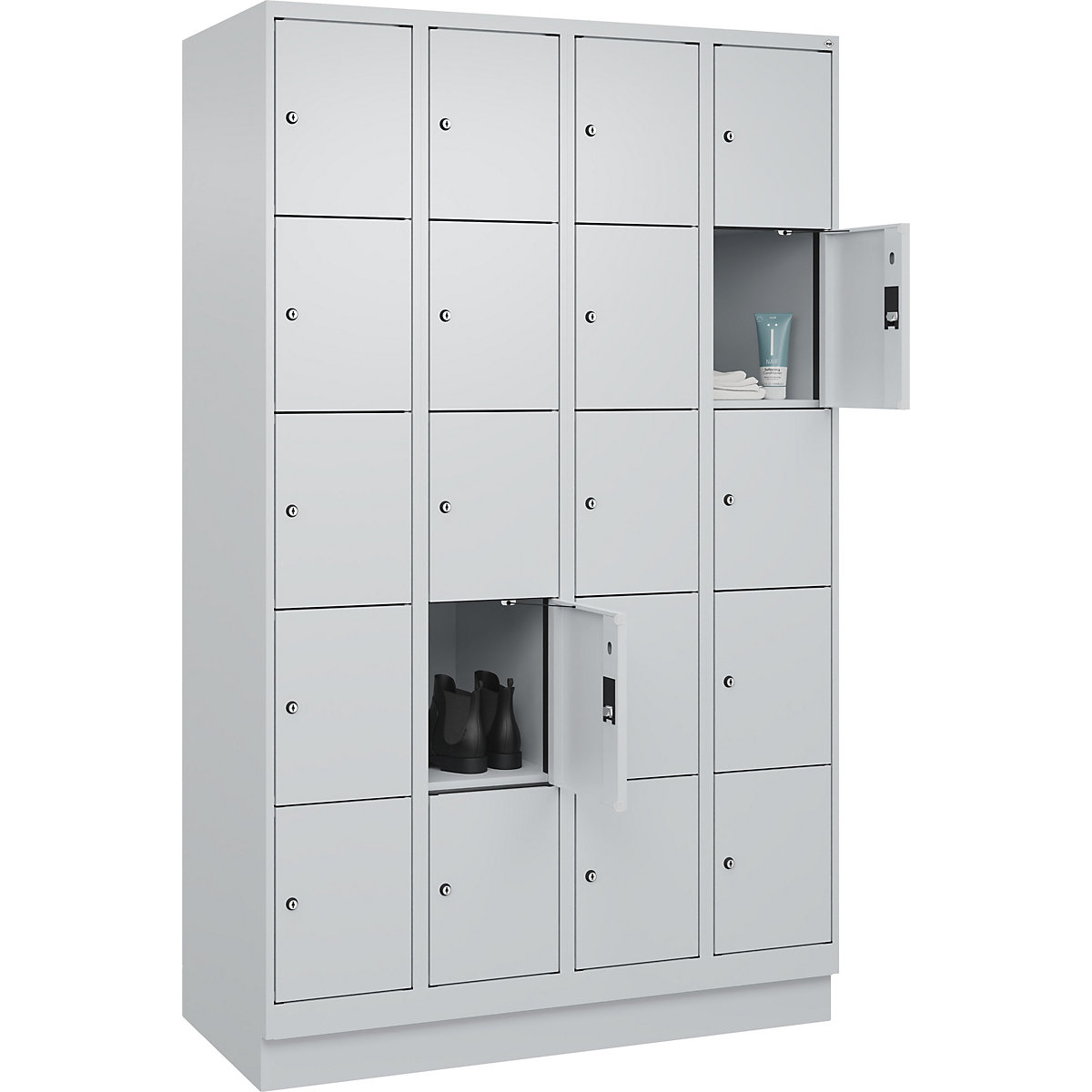 Dulap cu 5 compartimente cu încuietoare Evolo PLUS (Imagine produs 3)-2