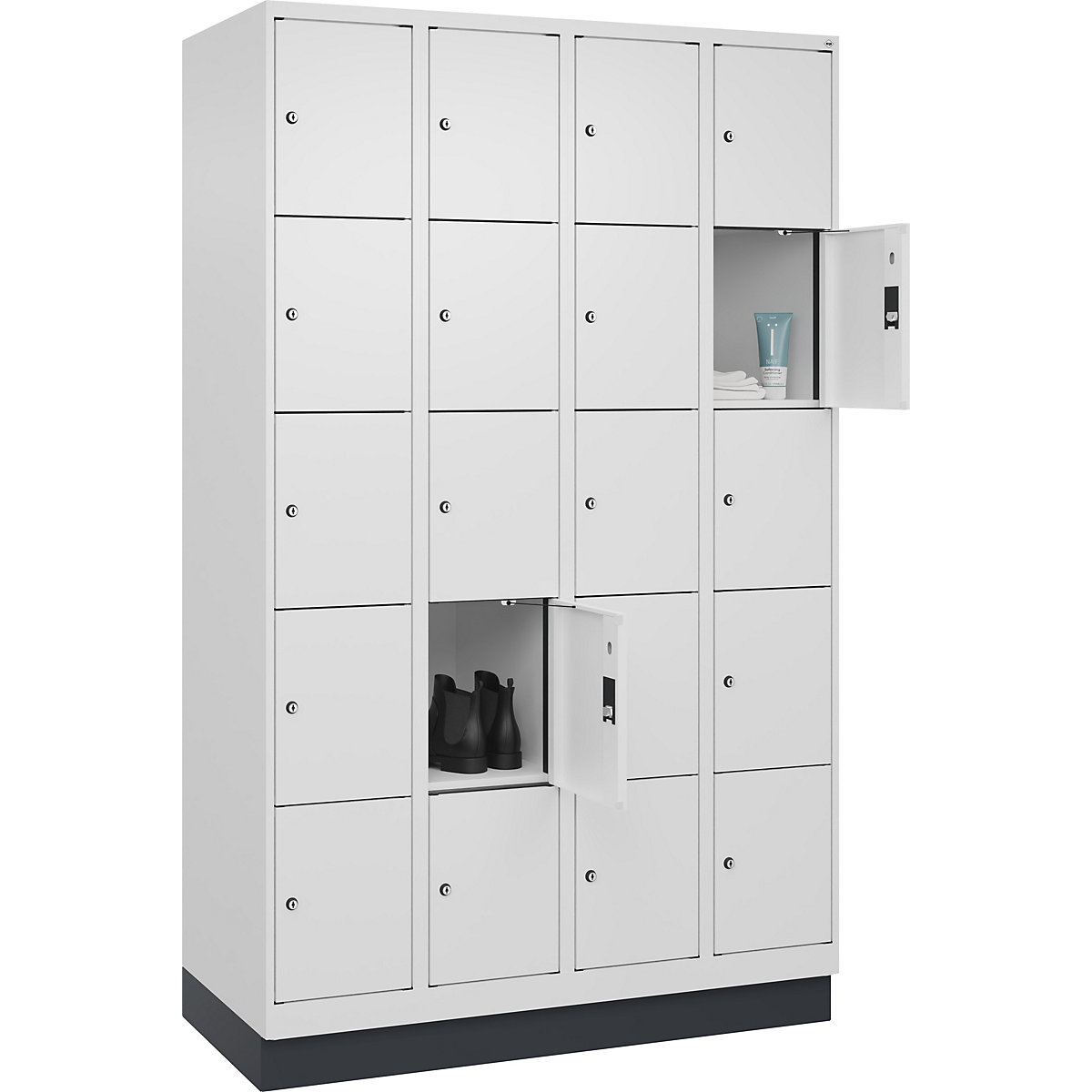 Dulap cu 5 compartimente cu încuietoare Evolo PLUS (Imagine produs 2)-1