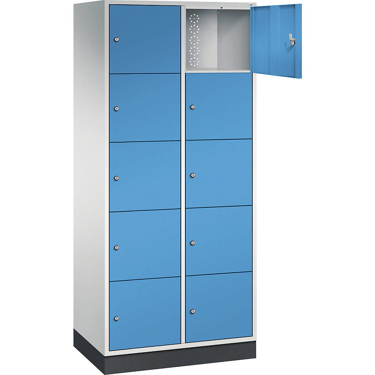 Dulap cu 5 compartimente cu încuietoare Intro – C+P (Imagine produs 2)-1