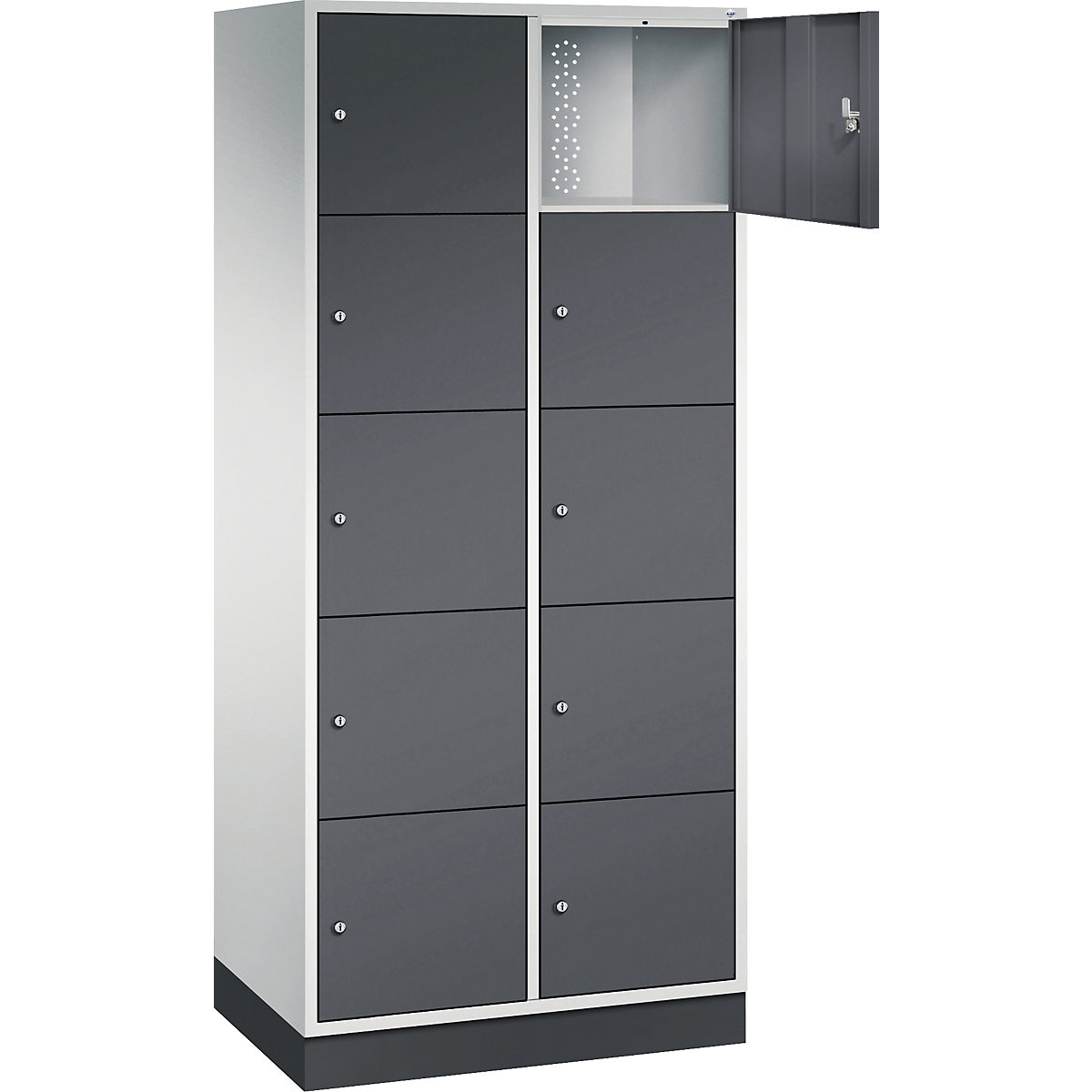 Dulap cu 5 compartimente cu încuietoare Intro – C+P (Imagine produs 2)-1