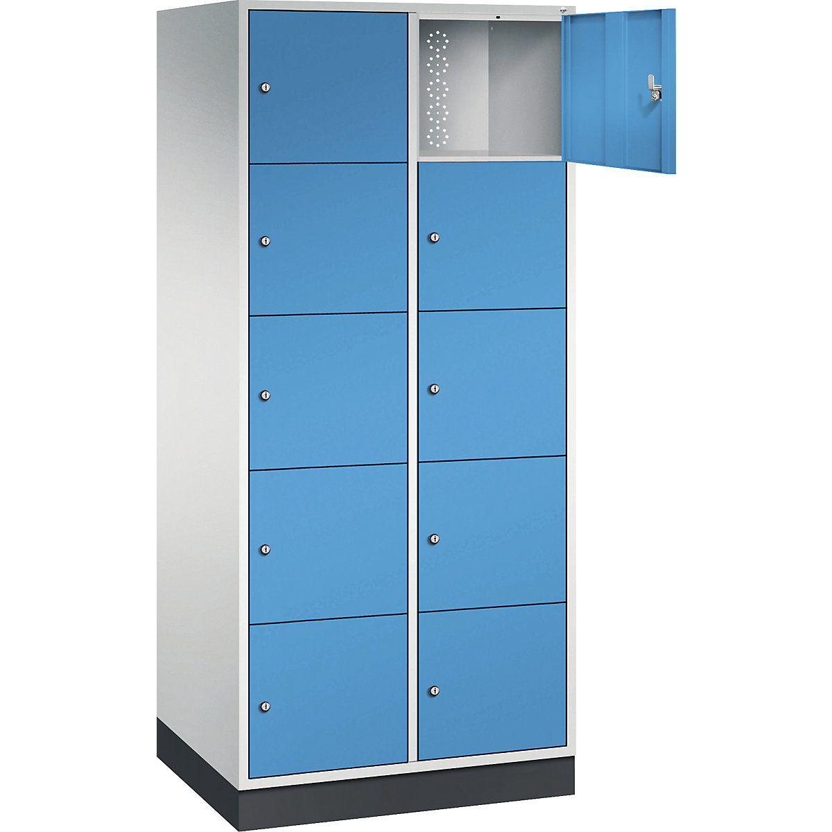 Dulap cu 5 compartimente cu încuietoare Intro – C+P (Imagine produs 2)-1