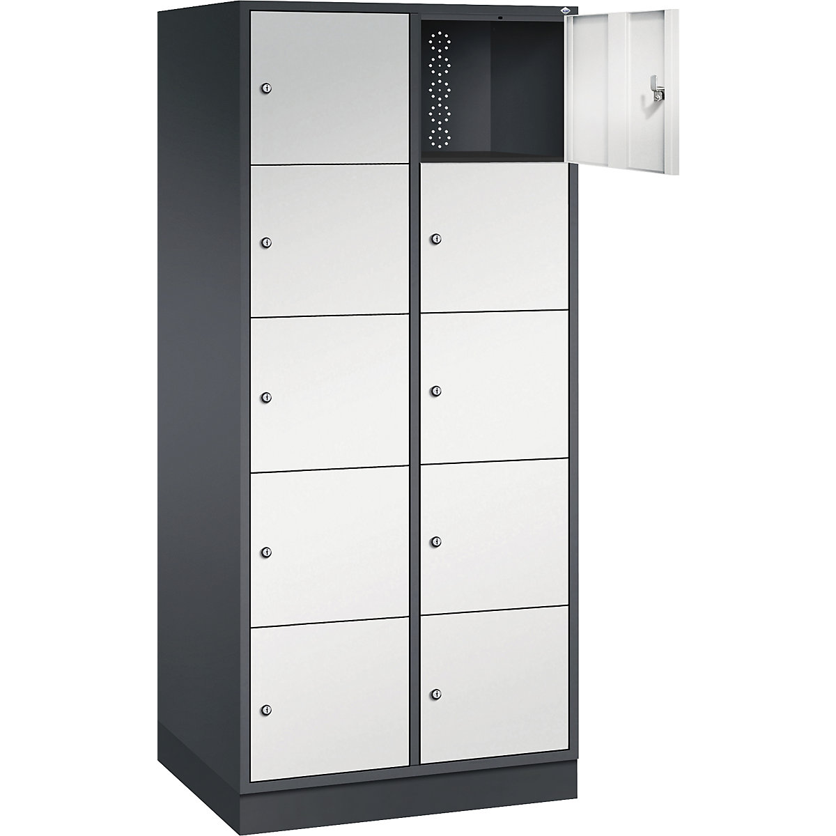 Dulap cu 5 compartimente cu încuietoare Intro – C+P (Imagine produs 2)-1