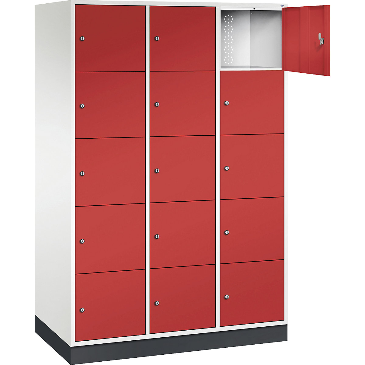 Dulap cu 5 compartimente cu încuietoare Intro – C+P (Imagine produs 2)-1