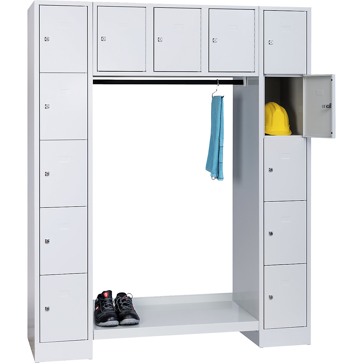 Sistem de vestiar cu compartimente cu încuietoare Dresden – Wolf