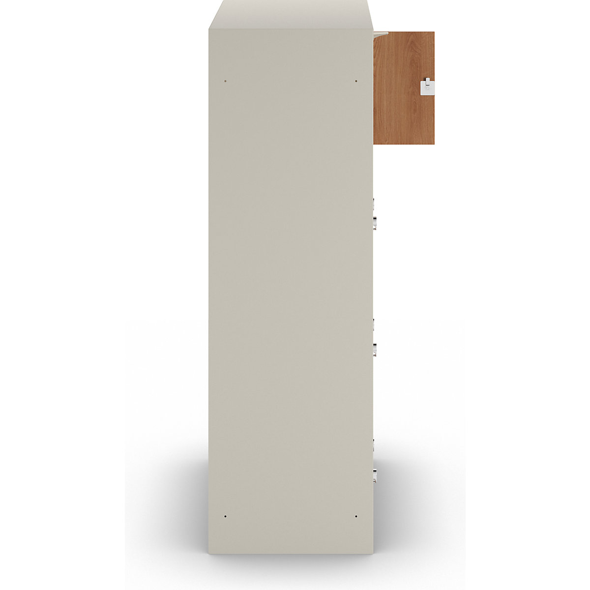 Vestiar cu 4 compartimente Fydor, HPL (Imagine produs 5)-4