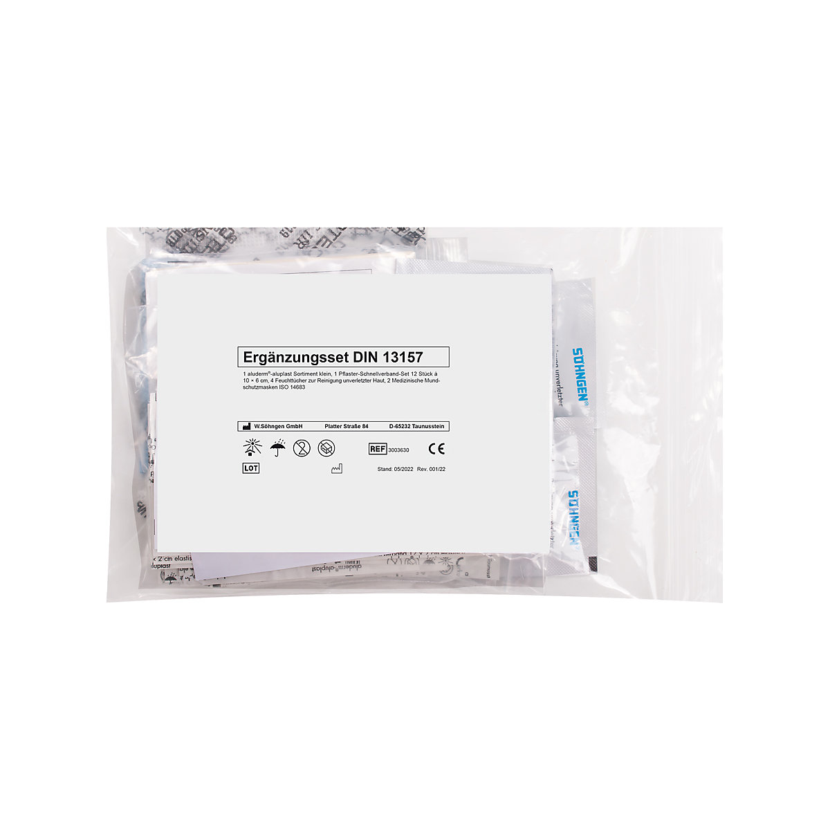 Materiale de prim ajutor, set de rezerve (Imagine produs 3)-2