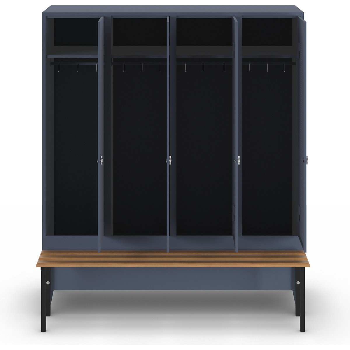 Vestiar Berlin 1 cu bancă – Wolf (Imagine produs 3)-2