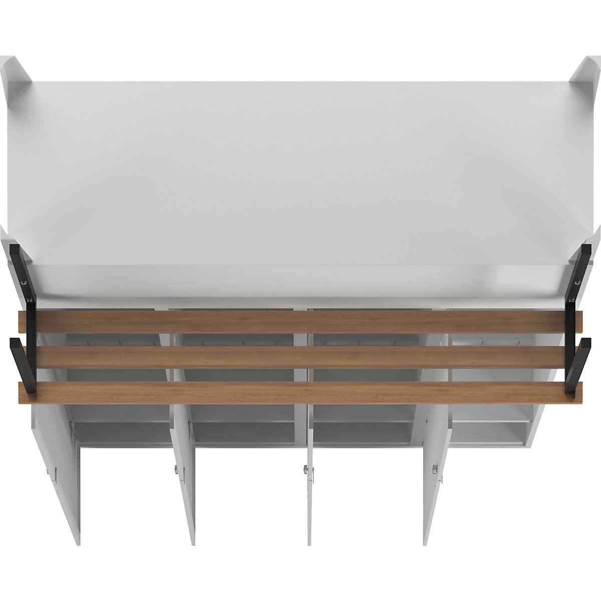 Vestiar Berlin 1 cu bancă – Wolf (Imagine produs 7)-6