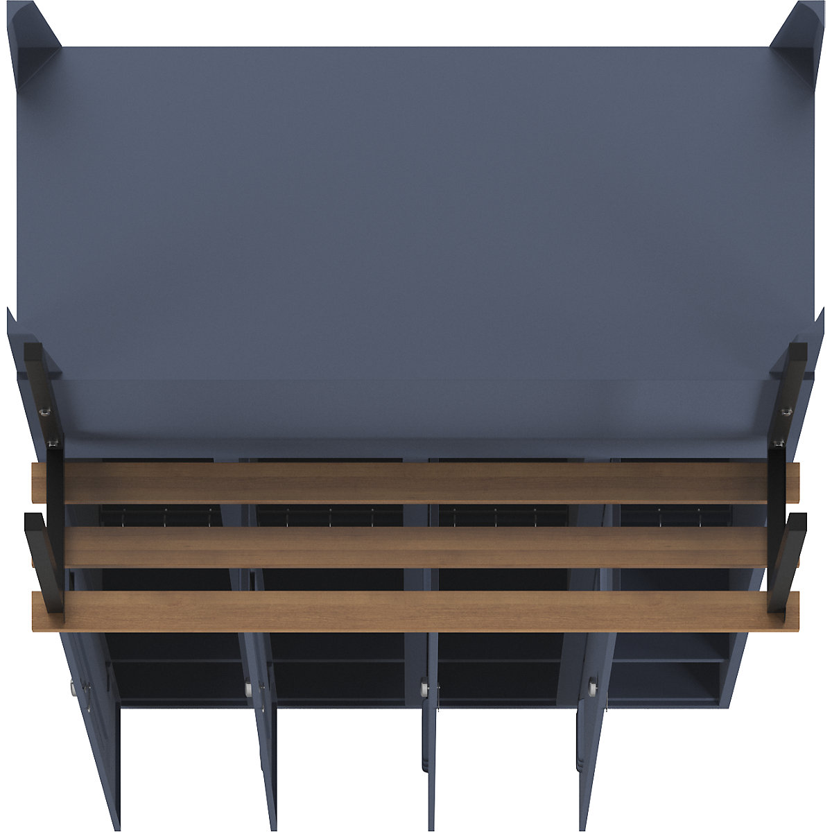 Vestiar Berlin 2 cu bancă – Wolf (Imagine produs 7)-6