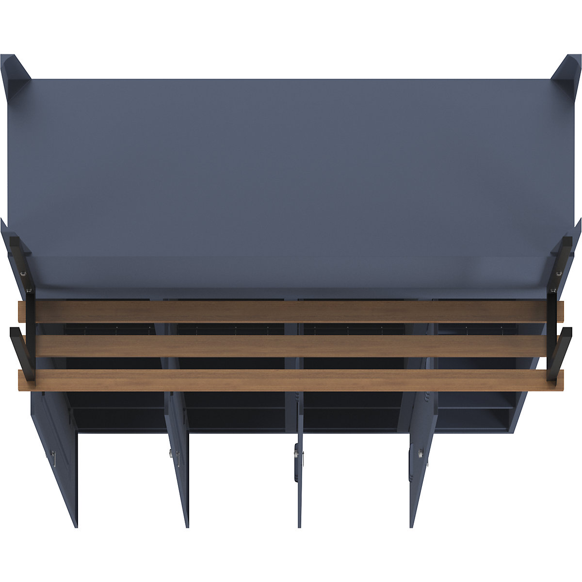 Vestiar Berlin 2 cu bancă – Wolf (Imagine produs 7)-6