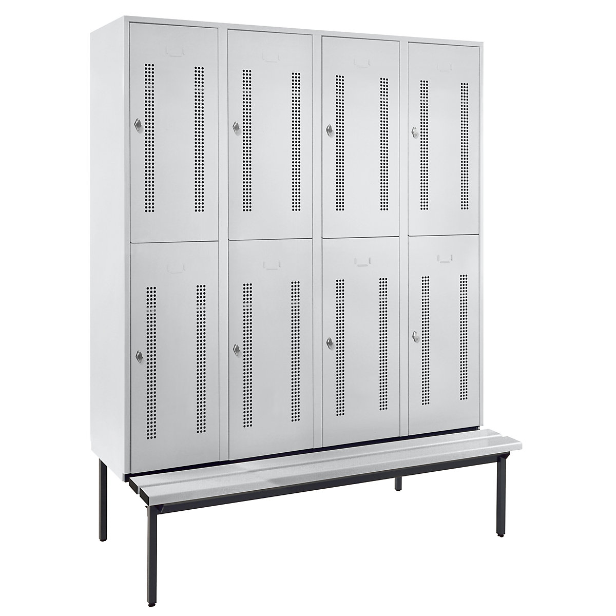 Vestiar cu două niveluri Berlin 1 cu bancă – Wolf (Imagine produs 9)-8