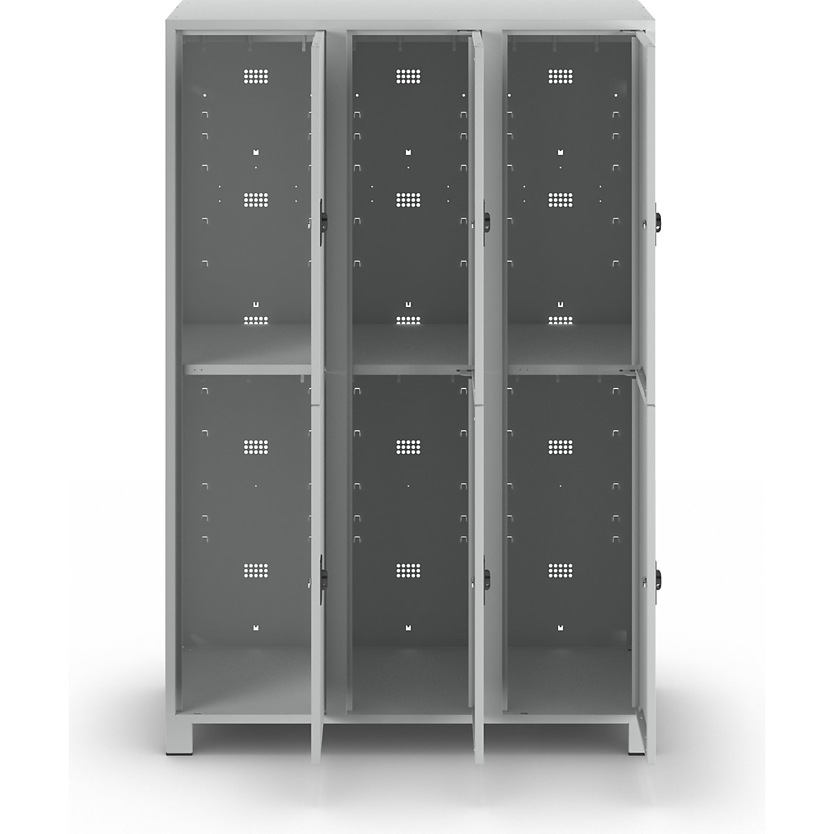 Vestiar cu două niveluri Bremen – eurokraft pro (Imagine produs 4)-3