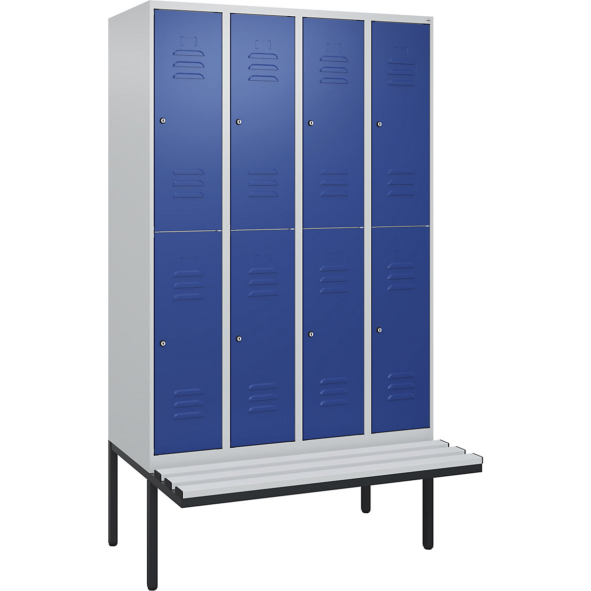 Vestiar cu două niveluri Classic PLUS cu bancă – C+P (Imagine produs 5)-4