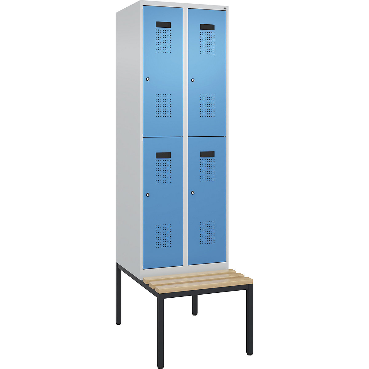 Vestiar cu două niveluri Evolo PLUS cu bancă (Imagine produs 2)-1