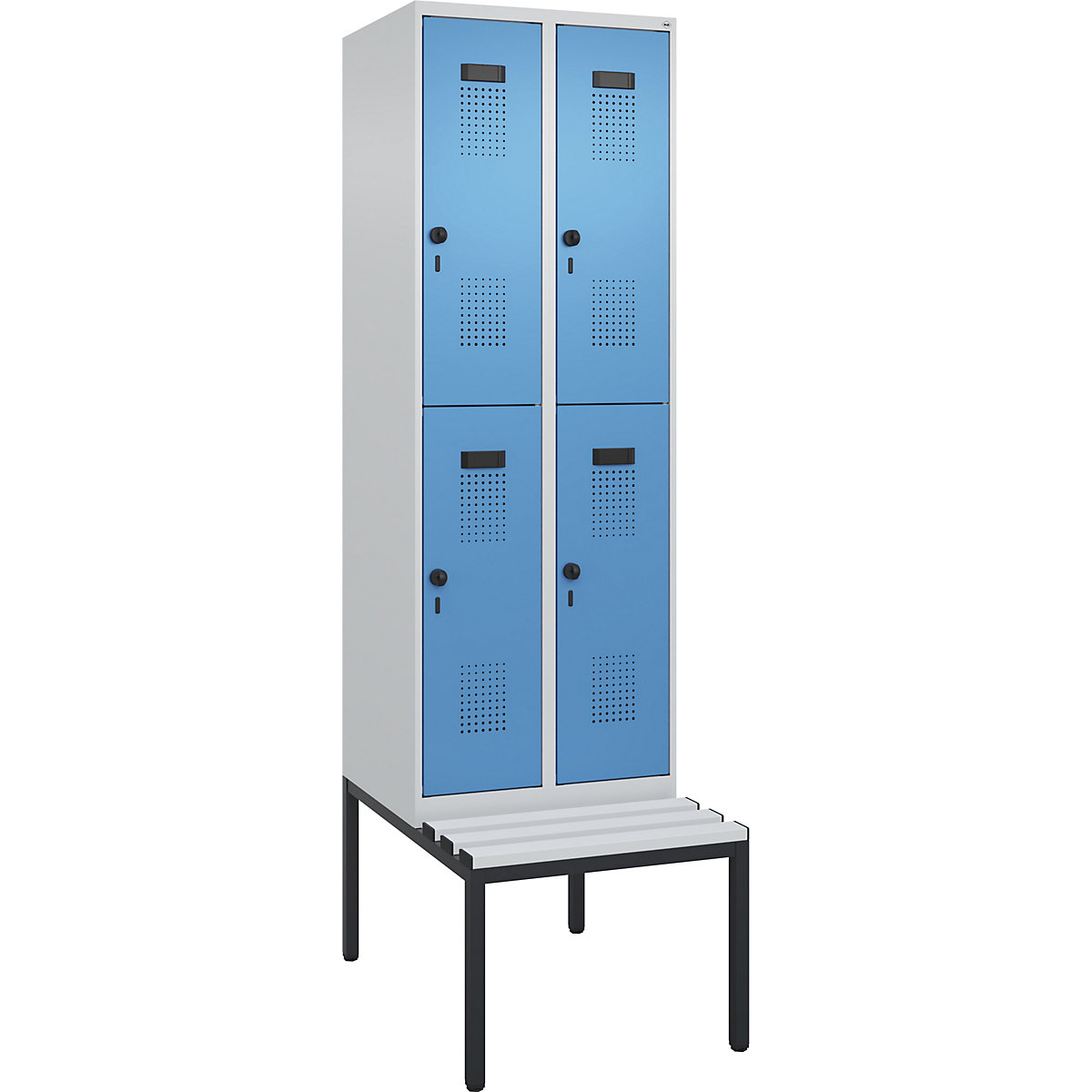 Vestiar cu două niveluri Evolo PLUS cu bancă (Imagine produs 2)-1