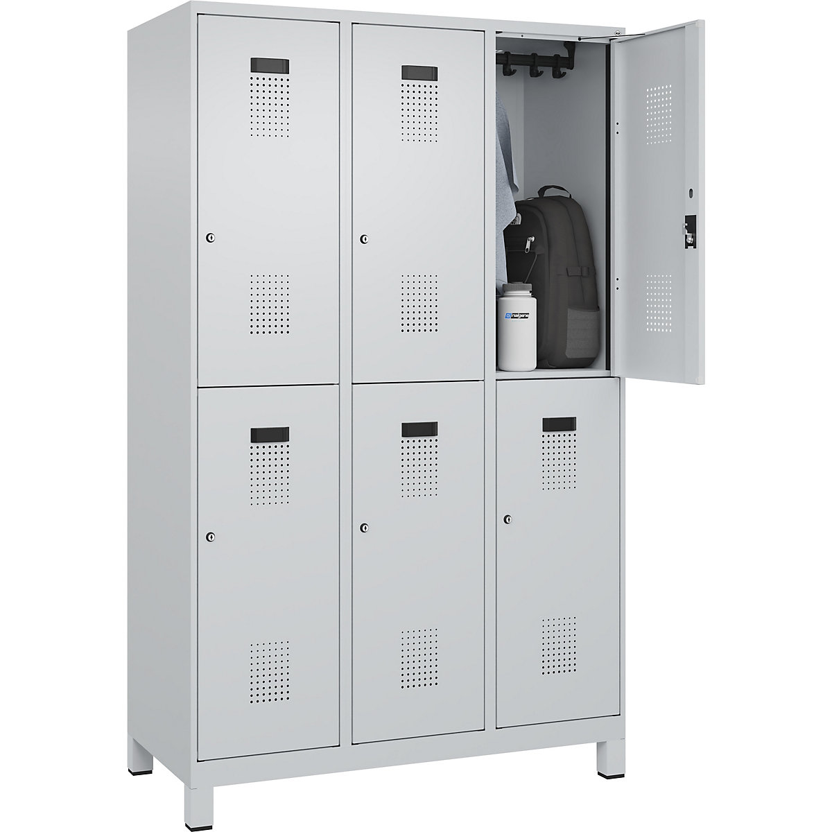 Vestiar cu două niveluri Evolo PLUS – C+P (Imagine produs 2)-1