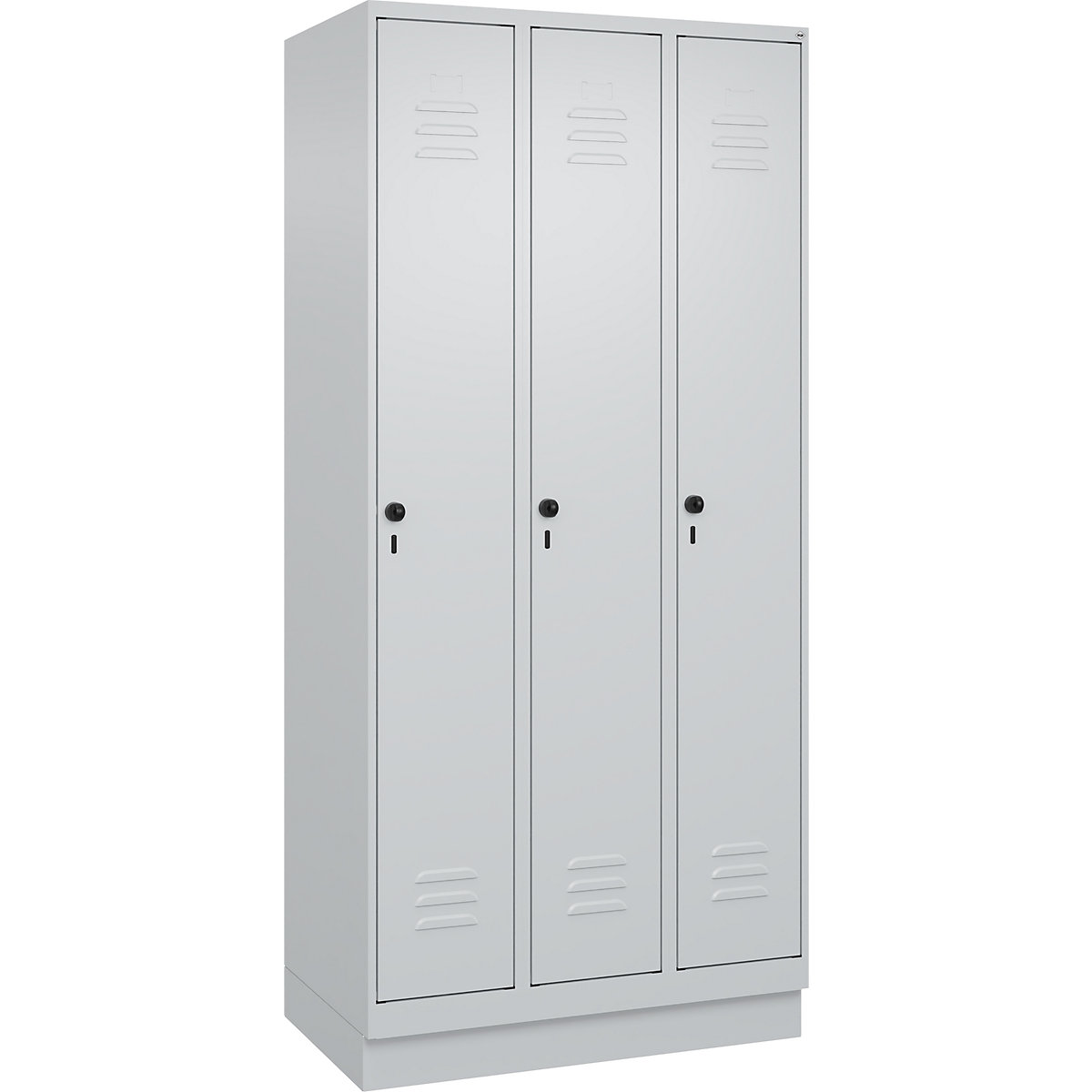 Vestiar pentru haine curate și murdare Classic PLUS, îngust – C+P (Imagine produs 3)-2